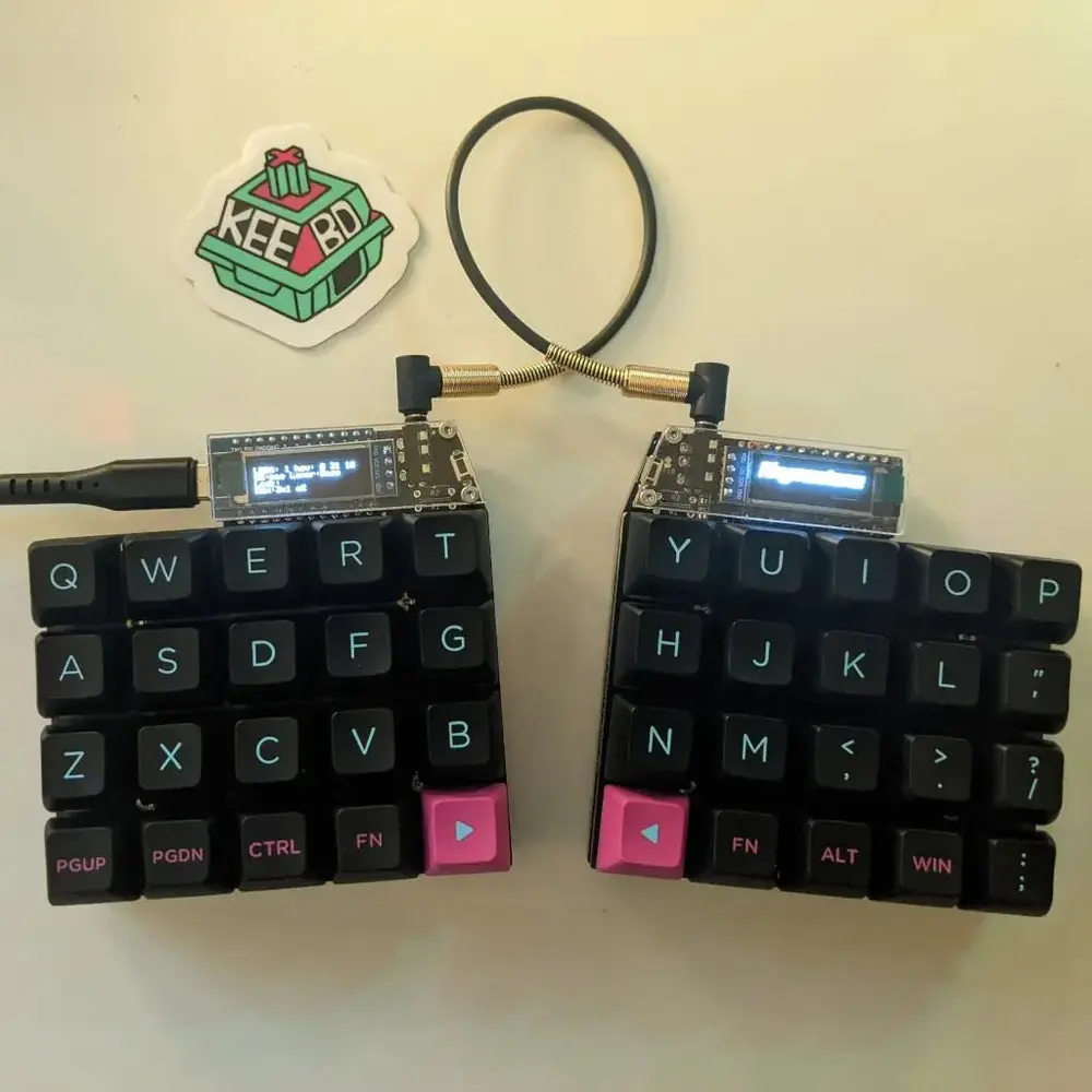 KEEBD Rhymestone Split Ortholinear
